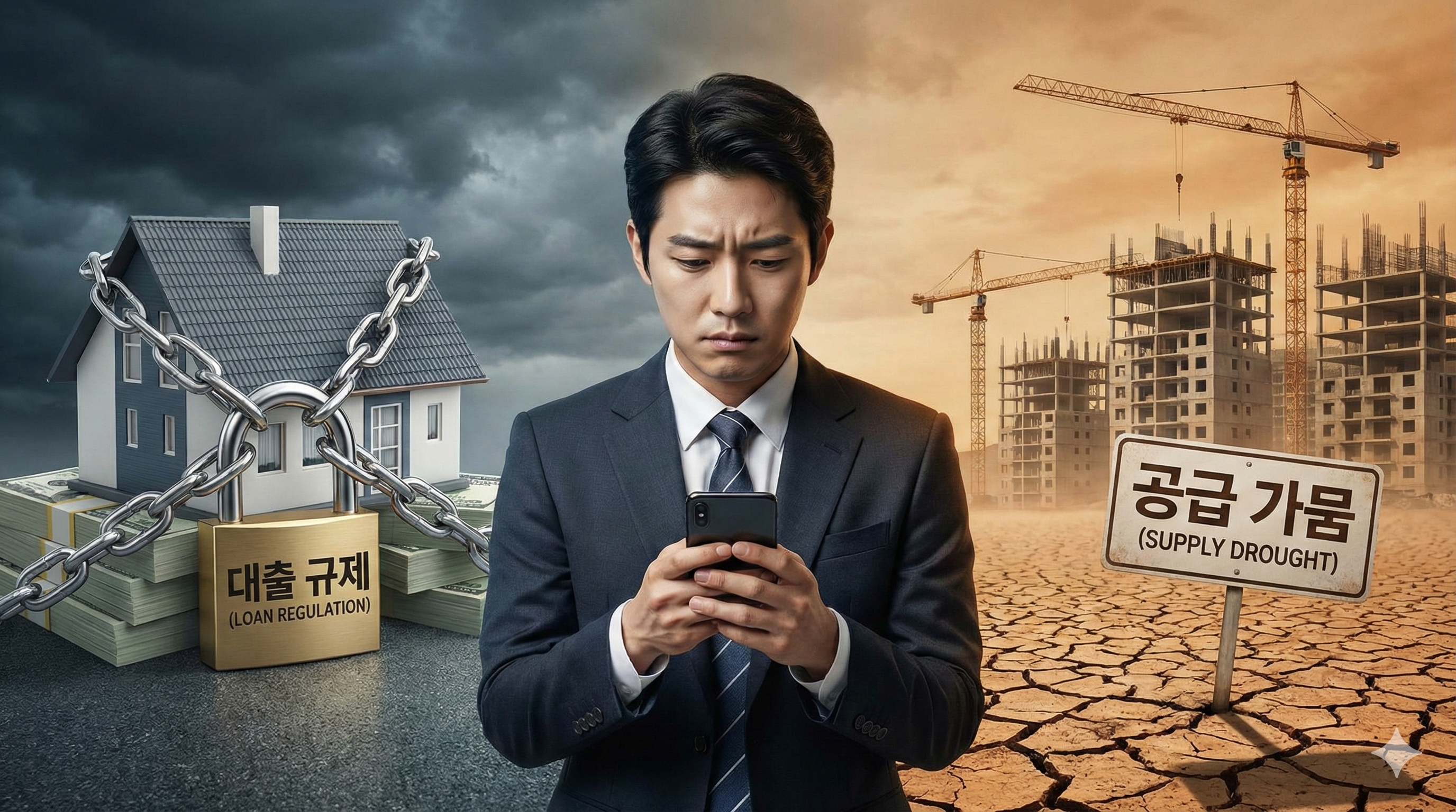 대출 막히고 집값 빠지는데, 입주는 최저? 2030의 딜레마 - 🏠 부동산 카테고리 썸네일